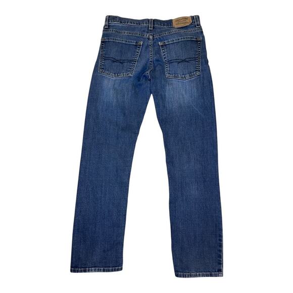 Levi's Boy’s Size 16 Straight Jeans Blue Medium Inseam 28" Mid Rise Denim - Picture 2 of 6